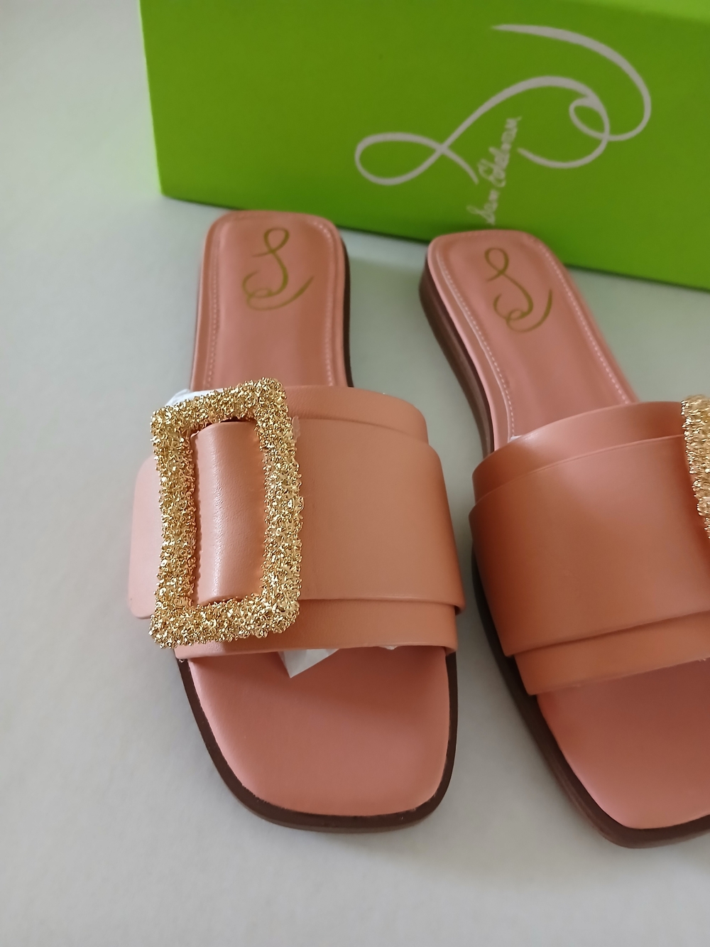 Sam Edelman Inez Canyon Clay Sandals with Gold Buckle Size 6.5 $85 - Picture 11 of 11